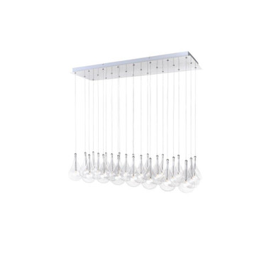 Larmes 24 Light Small Chandelier by ET2 - E20118-18
