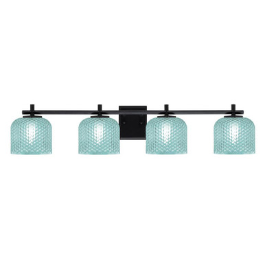 Franklin 4 Light Bath Bar 7.5 Inch Tall and 37.25 Inch Length by Toltec - 1214-75-3725