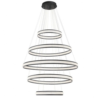 St Nicholas Avenue LED Light Oversized Round 5 Tier Chandelier by BSH - 79-BEL-4561802