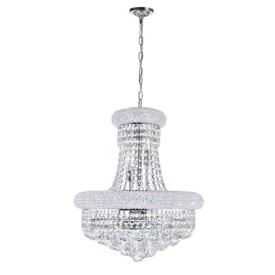 Empire 8 Light Chandelier with Chrome Finish by CWI - 8001P18C