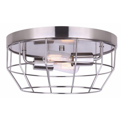 Alix 2 Light 13 Inch Wide Flush Mount by Canarm Inc - IFM1064A13BN