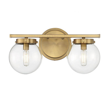 2 Light Mid Century Modern Vanity Light 16 Inch Wide by BSH - 2583-BEL-1107389
