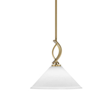 Cavella 1 Light Medium Linear Pendant 12 Inch Wide by Toltec - 3901-316