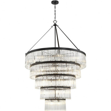 Emory 30 Light 5 Tier Chandelier by Crystorama - EMO-5430-BF