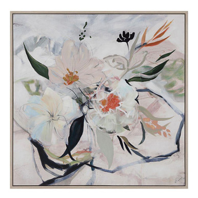 Daye Canvas Art with Frame 50 Inch Tall and 50 Inch Wide by Renwil Inc - OL2147