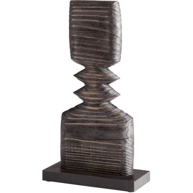 Dark square 4 Inch sculpture by Cyan  - 11280