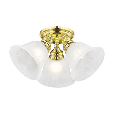 St George'S Hawthorns 3 Light 14.5 Inch Flush Mount by Bailey Street Home - 218-BEL-1029678