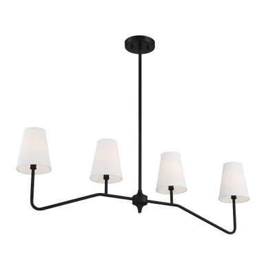 4  Up Light Linear Chandelier by Meridian - M10078