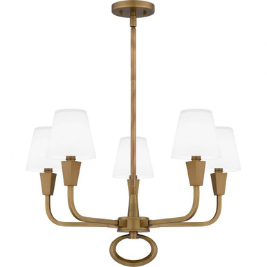 Mallory 5 Light Medium Chandelier by Quoizel - MAO5026WS