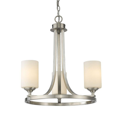 Bordeaux 3 Light Chandelier 19.38 Inch Wide by 21.38 Inch High by Z-Lite - 435-3B