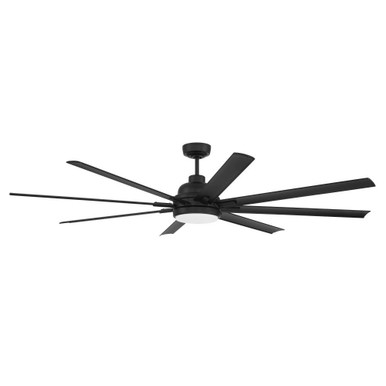 Rush 8 Blade Ceiling Fan with Light Kit 72 Inch Wide by Craftmade - RSH72FB8-NWF