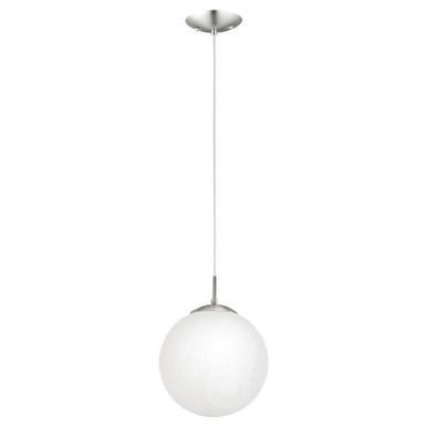 Rondo 1 Light Small Pendant 9.88 Inch Wide by Eglo - 85262A