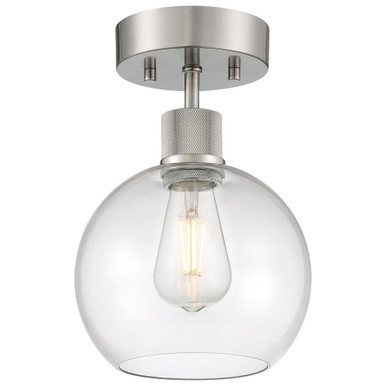 Port Nine 1 Light 12 Inch Length Semi Flush Mount by Access - 63148LEDDLP-BS