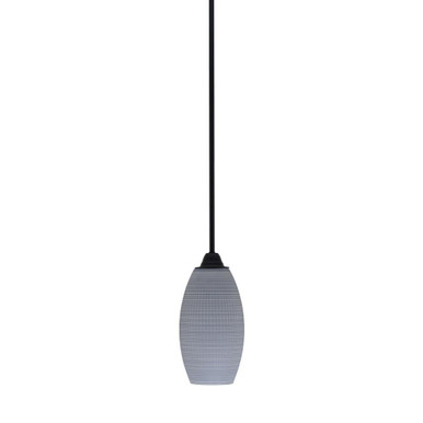 Paramount 1 Light Stem Hung Mini Pendant 13.5 Inch Tall by Toltec - 3401-MB-4042