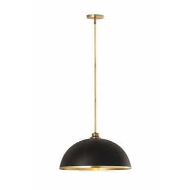 Landry 1 Light Pendant 10 x 20 Inches by Z Lite 1004P20-MB-RB - 1004P20-MB-RB