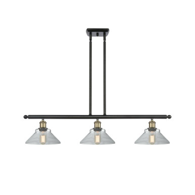 Orwell 3 Light Stem Hung Island 7.5 Inch Tall X 36 Inch Wide by Innovations - 516-3I-G13
