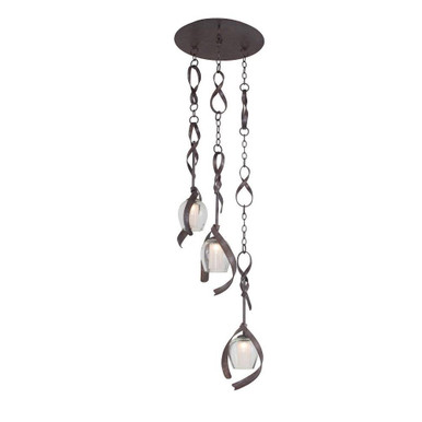 Solana 3 Light Large Pendant by Kalco - 7547OC