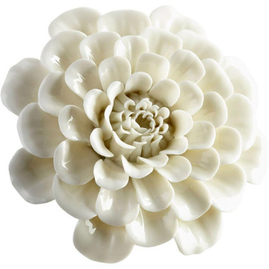 Flourishing Flowers 4.5 Inch Large Wall Decor by Cyan  - 09108