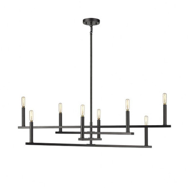 Hale Black 8 Light Chandelier In Transitional Style by Acclaim  - IN20026BK