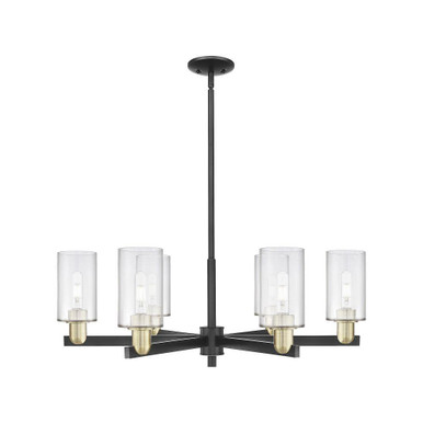 Clymer 6 Light Stem Hung Chandelier 10.88 Inch X 33.63 Inch by Innovations - 716-6CR-G80