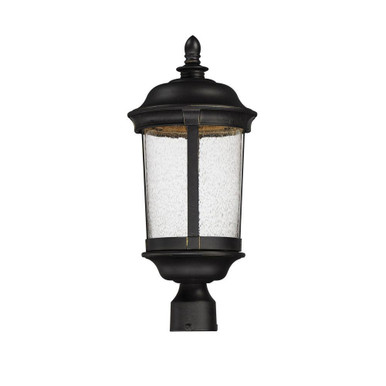 Dover 12W 1 LED Outdoor Post Lantern 9.25 x 21 inches by Maxim - 55021CDBZ