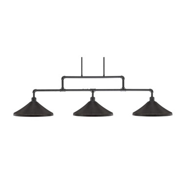 Vintage 3 Light Small Island Chandelier by Toltec 333-141425 - 333-141425
