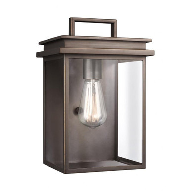 Glenview 1 Light Outdoor Wall Lantern 12 Inch Tall by Visual Comfort Studio - OL13601ANBZ