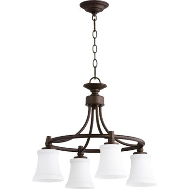 Rossington 4 Light Nook Pendant 21 inches wide by 18 inches high by Quorum - 6422-4-SO