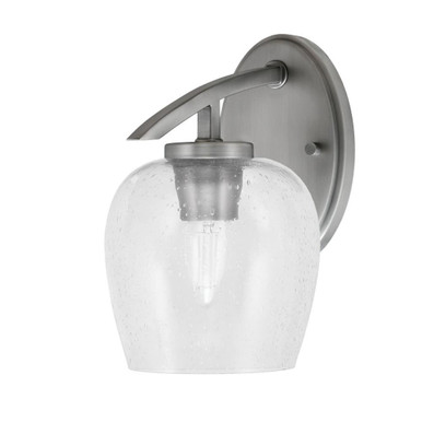 Kurve 1 Light Wall Sconce 6 Inch Wide by Toltec - 3720-GP-4810