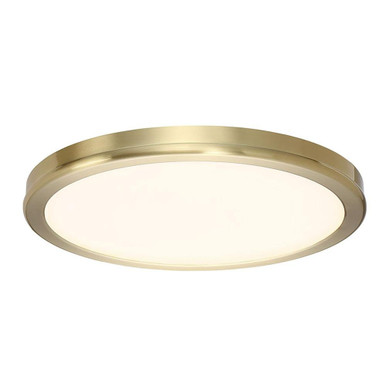 Geos 12.5W 1 LED 10.25 Inch Wide Flush Mount by dweLED - FM-4610