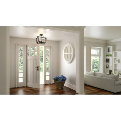 Yarlands 4 Light 14 Inch Wide Semi Flush Mount by Bailey Street Home - 71-BEL-4423604