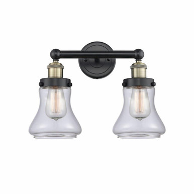 Bellmont 2 Light Vanity Light 15.5 Inch Wide by Innovations - 616-2W-BMT
