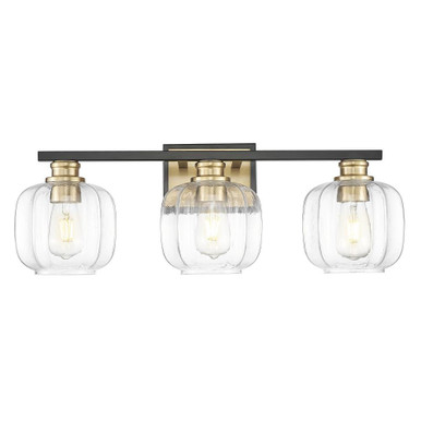 Oxley 3 Light Bath Vanity 9.25 Inch Tall and 25 Inch Wide by Acclaim - IN40032BK
