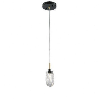 Avola 1 Light Ice Drop Pendant 125 Inch Tall and 3 Inch Wide by Kanova - KPN1106-1