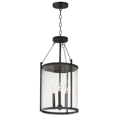 Belfry 3 Light Medium Outdoor Pendant by Maxim - 30069CLBK