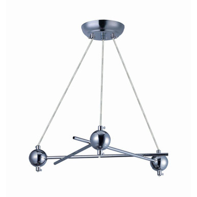3 Light Small Chandelier by Maxim - 12179PC