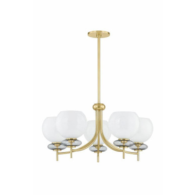 Alexia 5 Light Large Chandelier by Mitzi - H909805-AGB