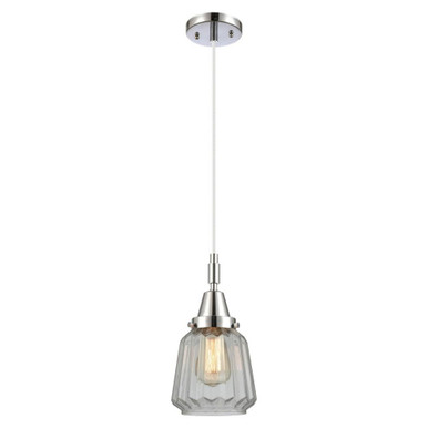 Chatham 1 Light Cord Hung Mini Pendant 9.13 Inch Tall by Innovations - 447-1P-G14