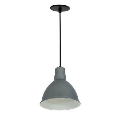 NRLM Series 30W LED Gunmetal Small Pendant by Nora - NRLM-8C18GMLE4