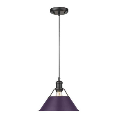 Orwell 1 Light Small Pendant 10 Inch Length by Golden - 3306-M
