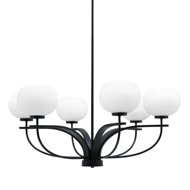 Cavella 6 Light Large Chandelier by Toltec 3906-MB-202 - 3906-MB-202
