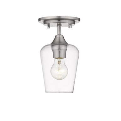 Burton Link 1 Light 5.5 Inch Wide Flush Mount by Bailey Street Home - 372-BEL-1002057