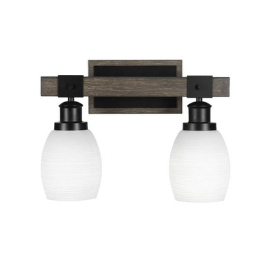 Tacoma 2 Light Vanity Light 15.5 Inch Length by Toltec - 1842--11-155