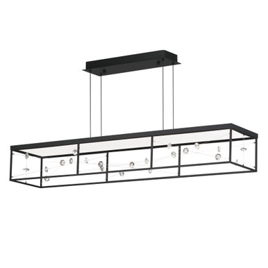 Entanglement 59W 1 LED Small Linear Pendant by ET2 - E21256-20BK