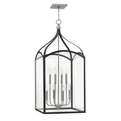 Clarendon 8 Light Small Foyer 2 Tier Chandelier by Hinkley - 3418
