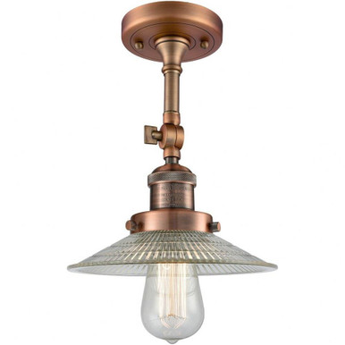 1 Light 10 Inch Wide Semi Flush Mount by Innovations - 201F-AC-G2
