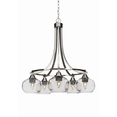 Paramount 5 Down Light Medium Chandelier by Toltec - 3415-BN-202