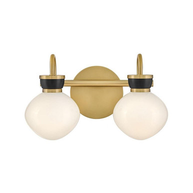 Lucy 14W 2 LED Small Bath Vanity 9.5 Inch Tall and 15.5 Inch Wide by Lark - 85592