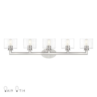 Bernardino 5 Light Vanity Light by Livex - 17915