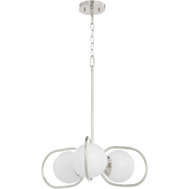 Belmont 3 Light Chandelier 7.5 x 22.5 Inches Wide by Quorum - 6137-3-62
